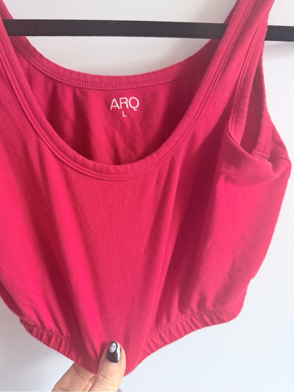 ARQ Red Tank Top Sports Bra